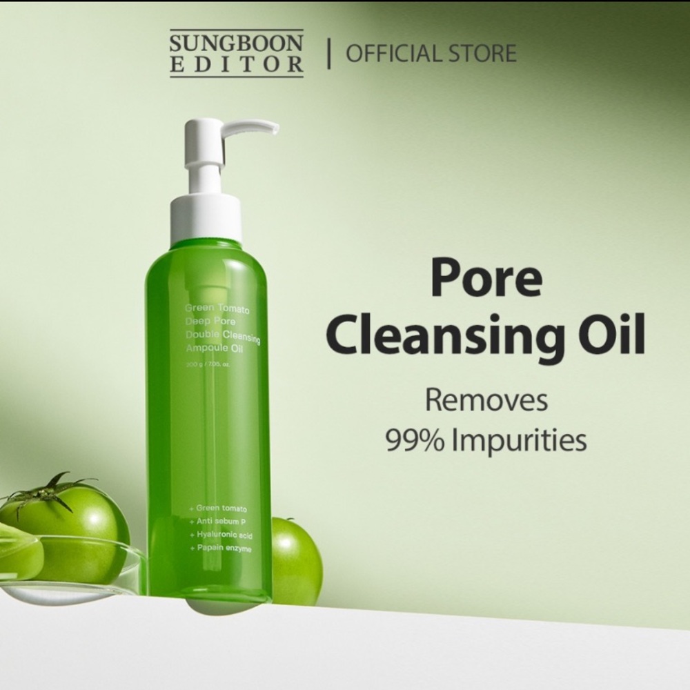 Green Tomato Deep Pore Double Cleansing Oil